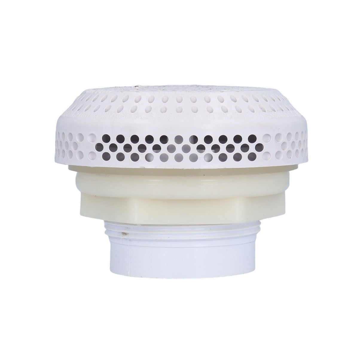 Suction Assembly, Waterway, VGB, Hi-Flo, 3-3/4"Dia Cover, 1-1/2"S x Standard Nut, White : 640-3250V