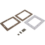 Skimmer Complete, Pentair Bermuda, 1-1/2"fpt, Vinyl/Fiber, Wht : 506421