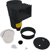 Skimmer Complete, Pentair Bermuda, 2"s, Gunite, Black : 506365