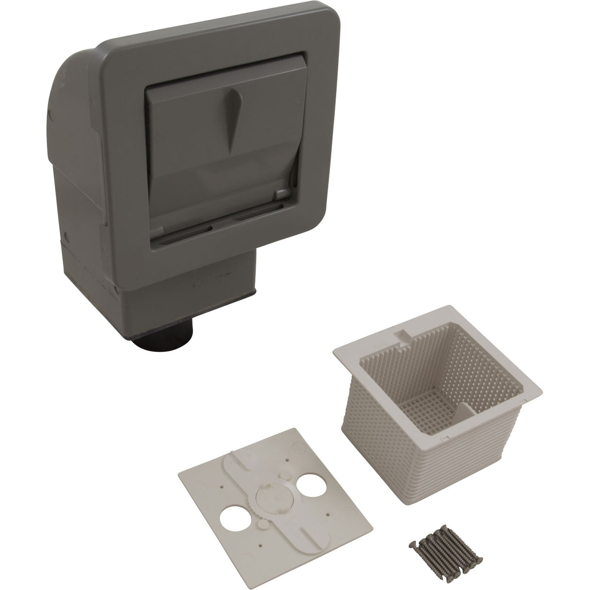 Skimmer Complete, Waterway, Spa Front Access, Gray : 510-1507