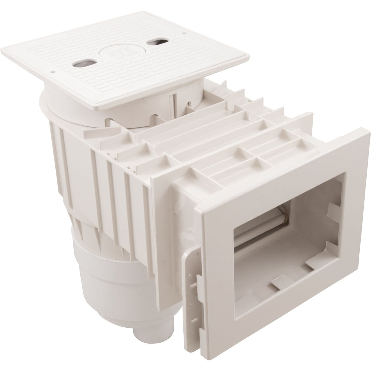 Skimmer Complete, WW Renegade, Fiberglass, 2", wht, Square : 540-8610