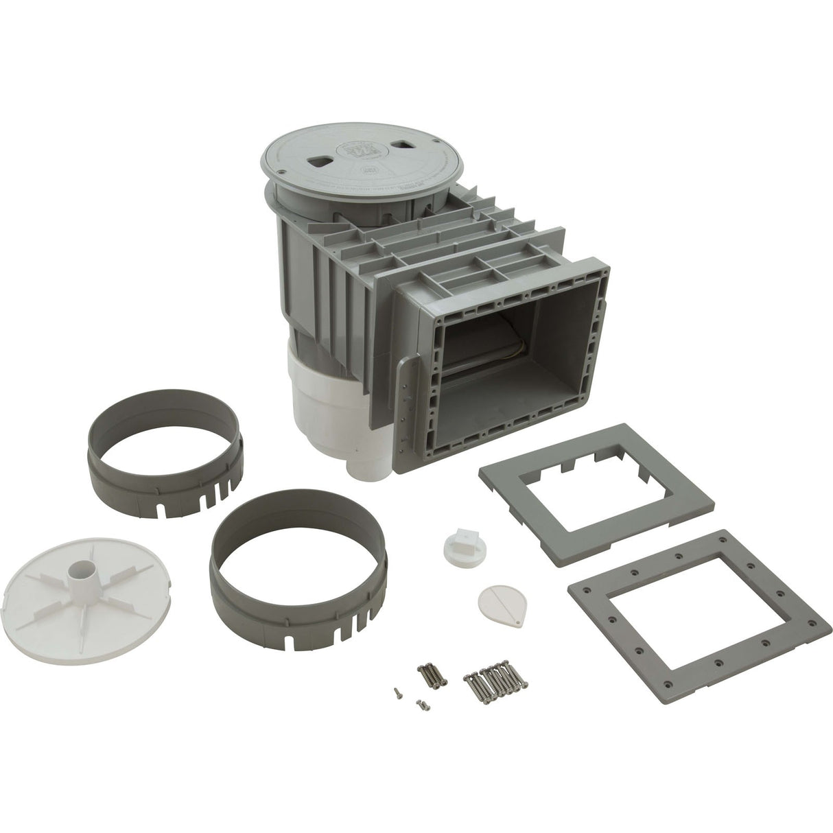 Skimmer Complete, Waterway Renegade, Pool Fiberglass, 2", Gray : 540-8627