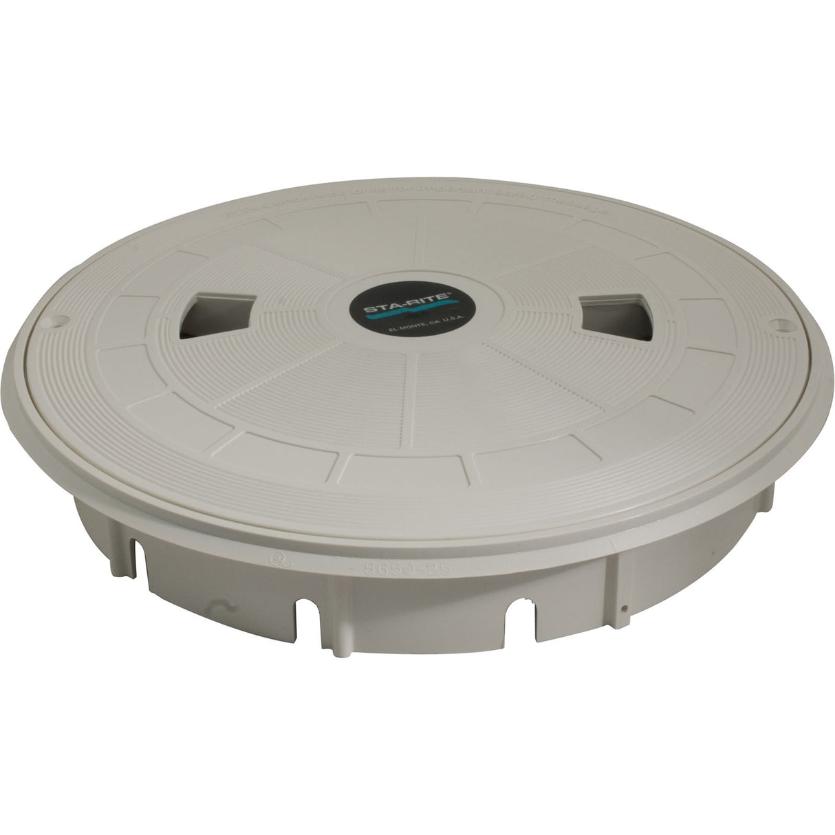 Skimmer Lid Assy, Pentair Sta-Rite U-3, 10-9/16"od, White : 08650-0169