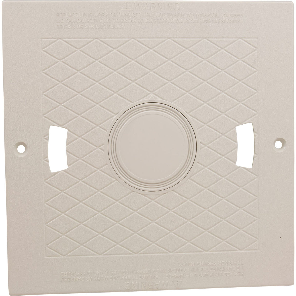Skimmer Lid, Hayward, 10" x 10", w/o Thermometer, White, Gen : L3R