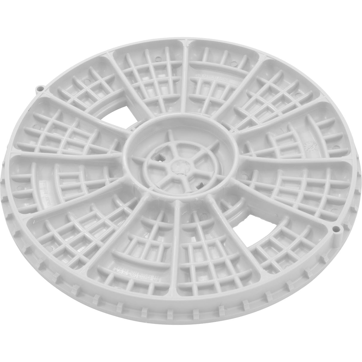 Skimmer Lid, Pentair/PacFab Bermuda, 9-3/16"od, White : 516215