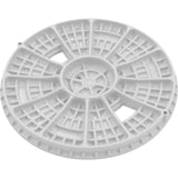 Skimmer Lid, Pentair/PacFab Bermuda, 9-3/16"od, White : 516215