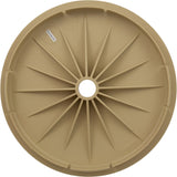 Lid, Waterco Baker HydroPak Skimmer, 9-7/8" Diameter, Tan : 51B1017