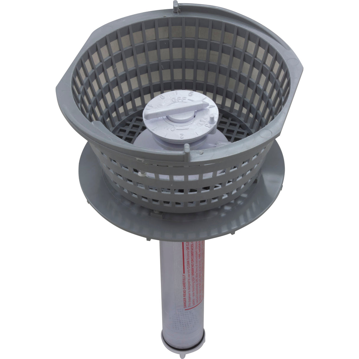 Lily Chemical Dispenser, Pentair Dynamic IV, w/ Basket, Dk Gry : R172662DG - Pentair - 788379702137 - PartsForSpas.com