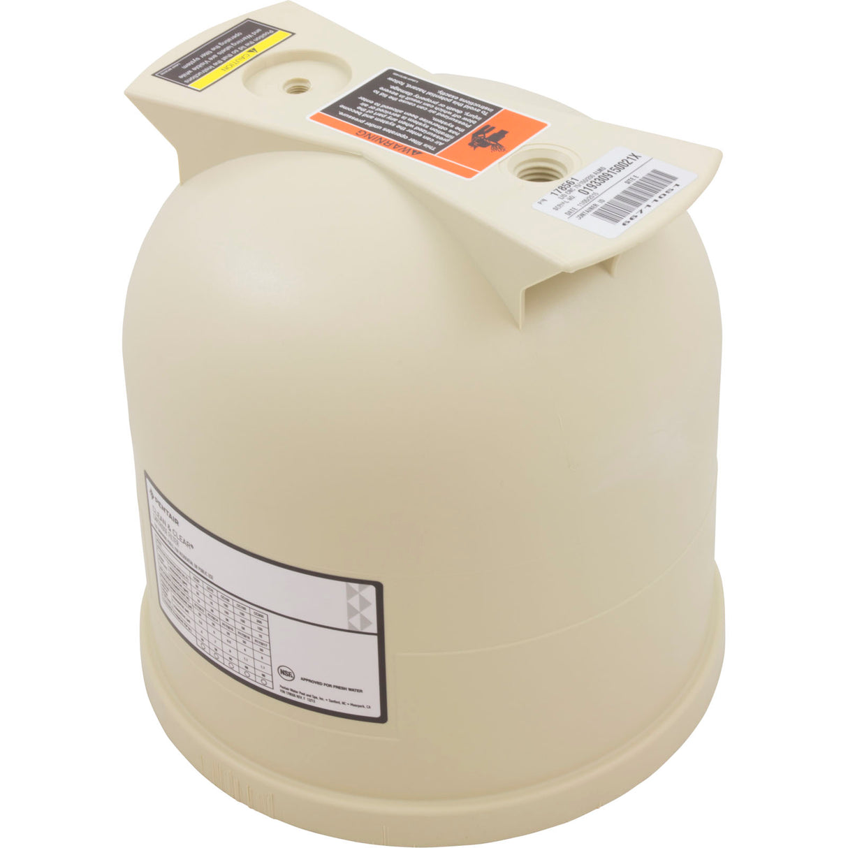 Tank Lid, Pent Am Prod CLN/CLR 75/150/200, Almond : 178561 - American Products/Pentair - 788379671488 - PartsForSpas.com