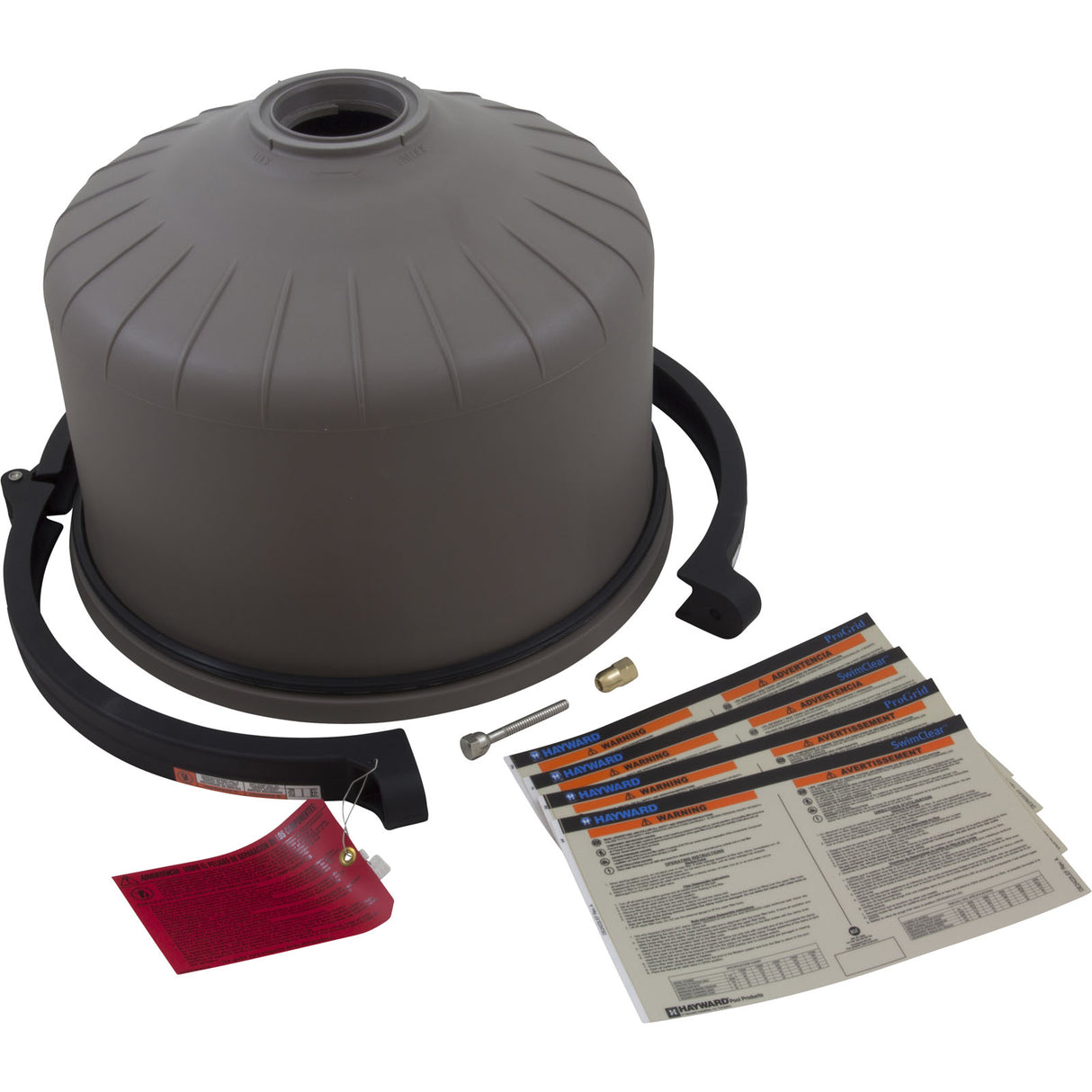 Tank Lid, Hayward C4020/C4025/DE4820, with Clamp Ring : DEX4820BTC - Hayward - 0610377106887 - PartsForSpas.com