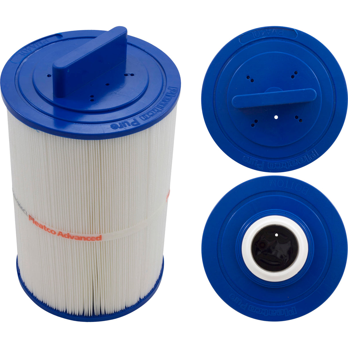 Cartridge, 40 sqft, ht, 2"mpt b, 6"od, 9-1/4", 3oz : PMA40L-F2M