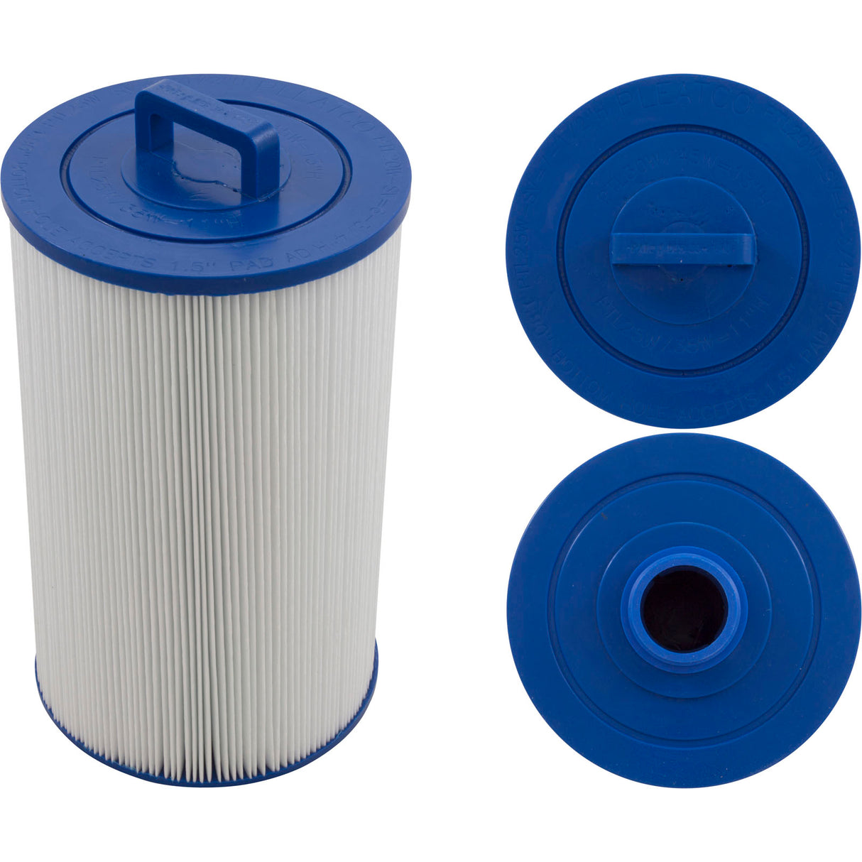 Cartridge, 25sqft, ht, 1-1/2"mpt b, 6"dia, 9-3/4", 3oz : PTL25W-P4