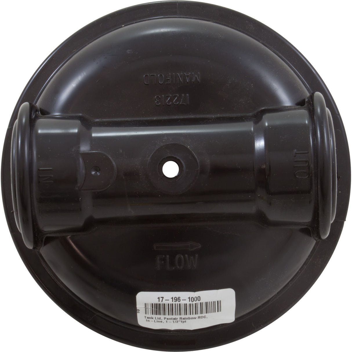 Tank Lid, Pentair Rainbow RDC, In-Line, 1-1/2"fpt : R172213 - Rainbow/Pentair - R172213 - PartsForSpas.com