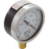 Vacuum Gauge, 1/4" Bottom Connection NPT 0-30HG 2-1/2" Face : 99301499