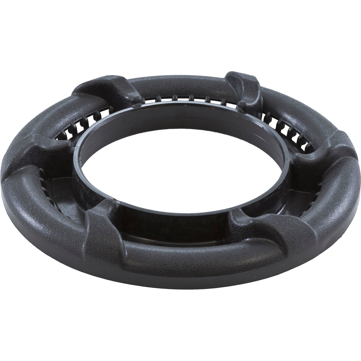 Trim Ring, Waterway Dyna-Flo XL, Scalloped, Black : 519-8261 - Waterway Plastics - 806105261625 - PartsForSpas.com