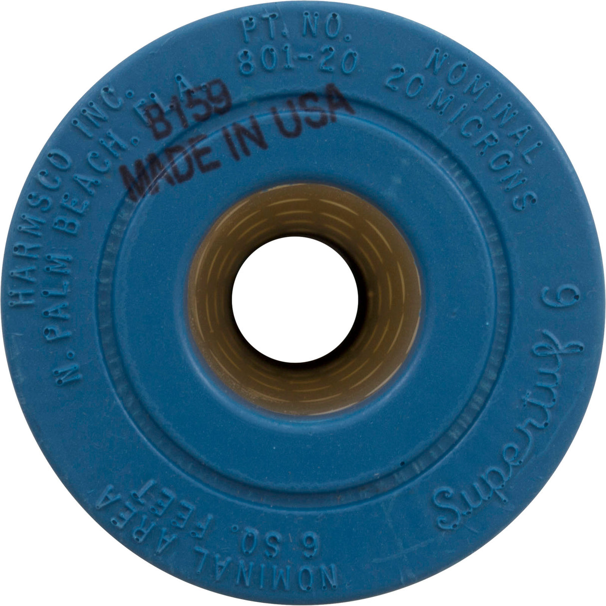 Cartridge, Harmsco Betterfilter, 6sqft, 9-3/4", 2-3/4"OD, OEM : ST/6