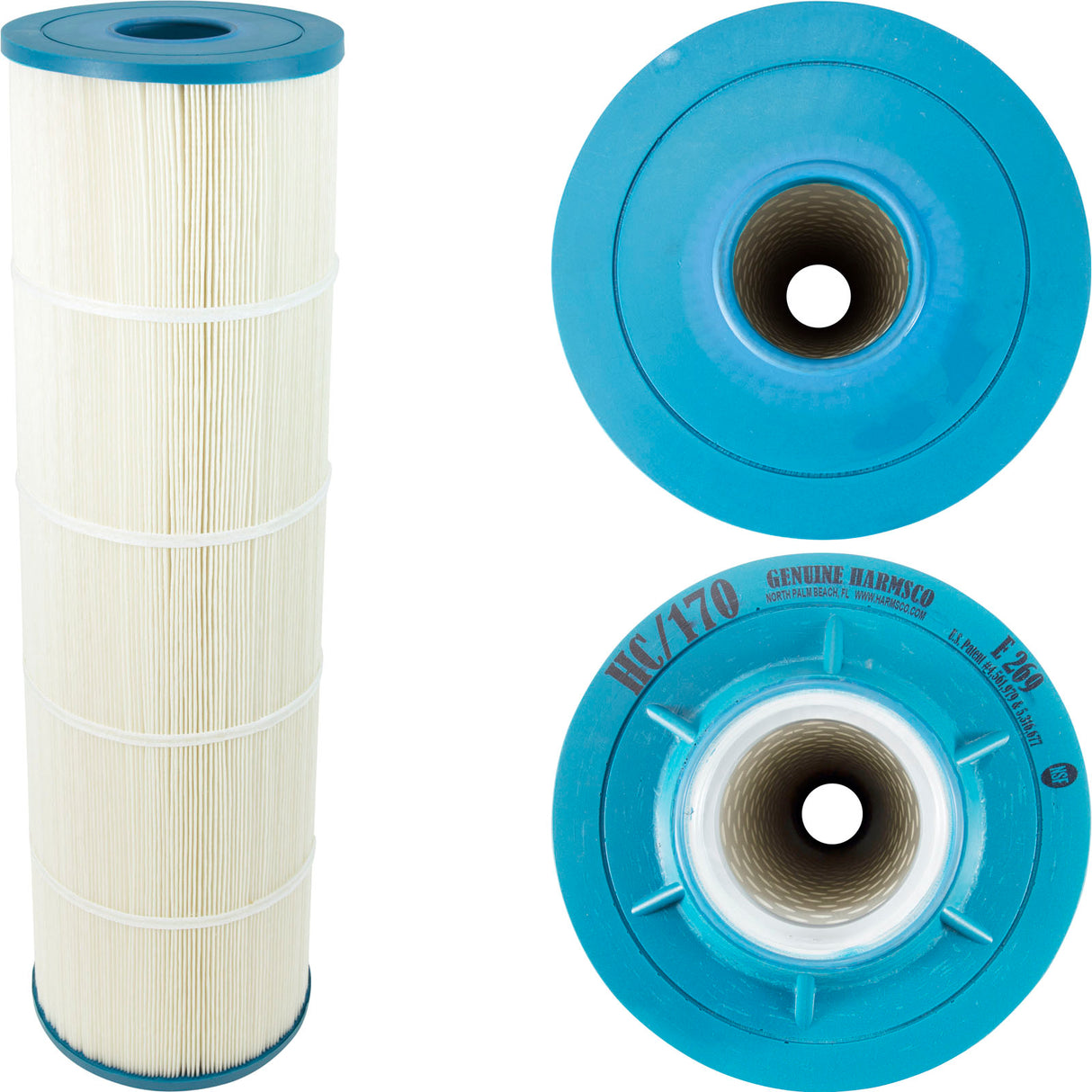 Cartridge, Harmsco HC/170, 170sqft, 7-3/4", 30-1/2", OEM : HC/170