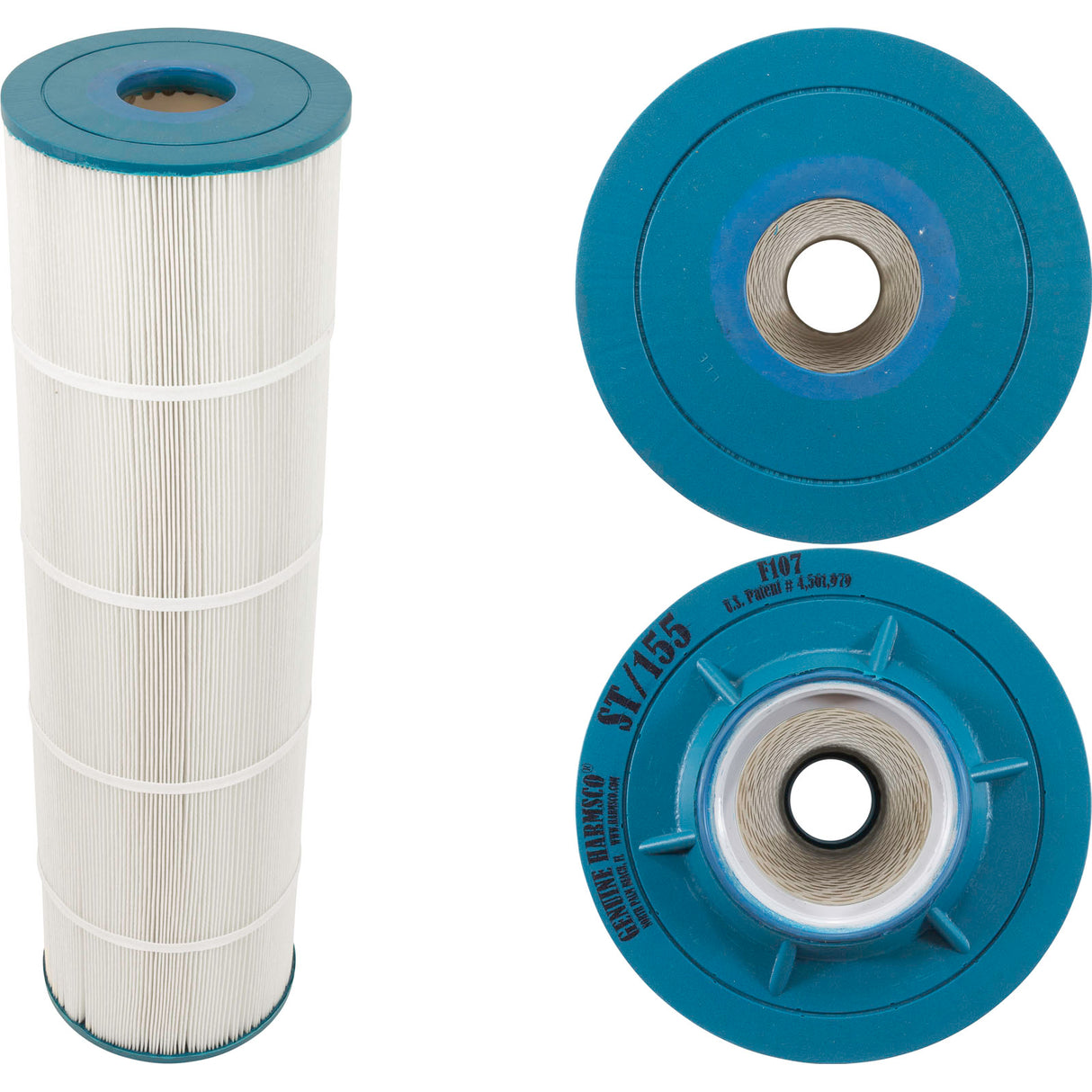 Cartridge, Harmsco ST/155, 155sqft, 7/3/4", 28-1/2", OEM : ST/155