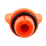 Drain Plug Wing, Speck EasyFit/BADU Pro, 1/4", w/o-Ring, Orange : 2901490300A - Speck Pumps - 2901490300A - PartsForSpas.com