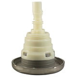 Jet Intl, WW Poly Strm Gun, 3-3/8"fd, TwinRoto, Smth, SS/Gry, Thd : 229-8127S