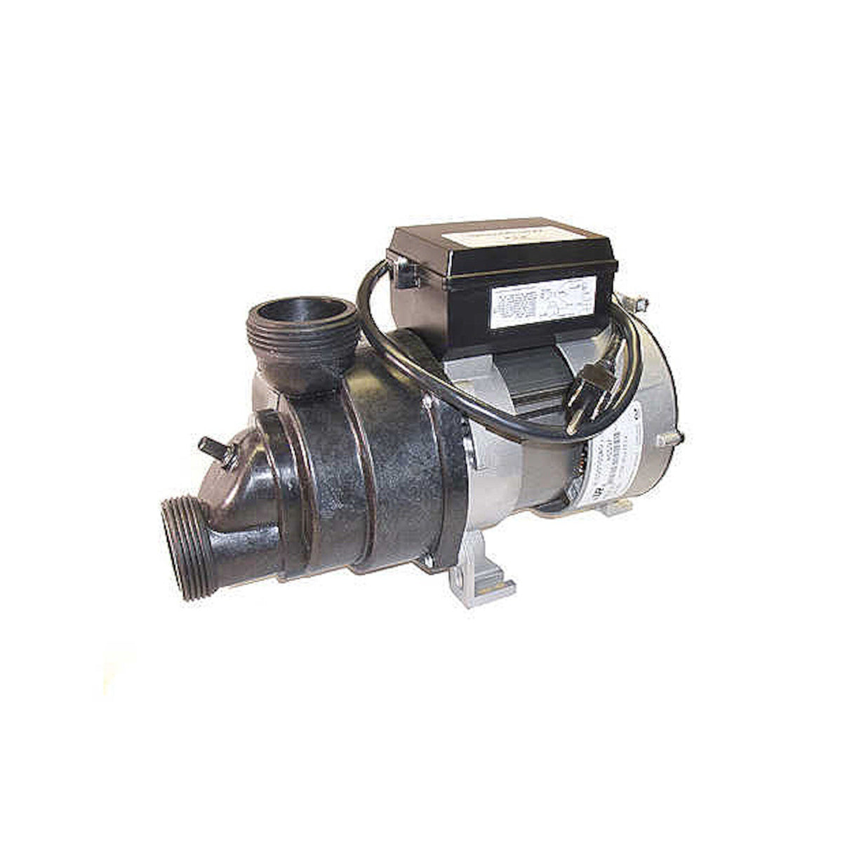Bath Pump, Vico Wow, Front/Top, .75HP, 115V, 7.5A, 1-1/2"MBT w/Air Switch & NEMA Cord : 1050032