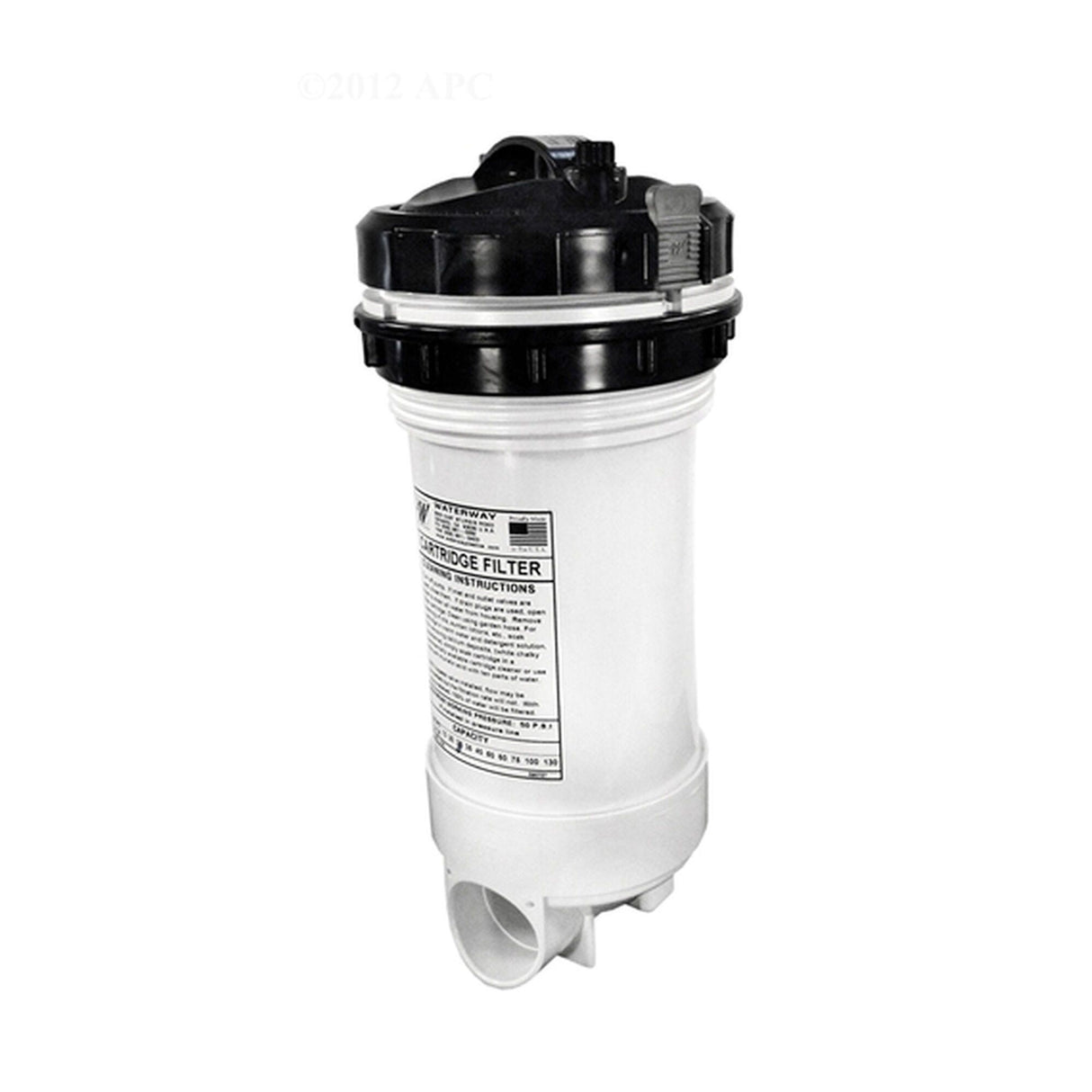 25 Sq. Ft. Cartridge w/Bypass & 10, 2" Top Load : 502-2550