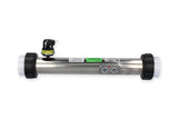 Heater Assembly, Balboa, Lite Leader, Generic, 4.0kW, 230V, 2" x 15"Long, w/Pressure Switch, Tailpieces : C2400-0535-TPS