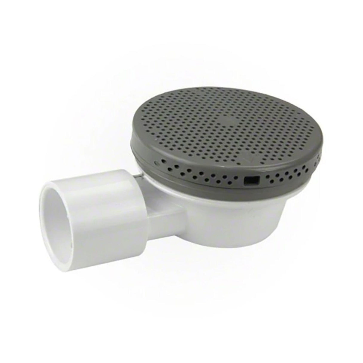Floor Drain, Waterway Lo-Pro, Ell Body, 1”S, w/ Cover, Gray : 640-4407