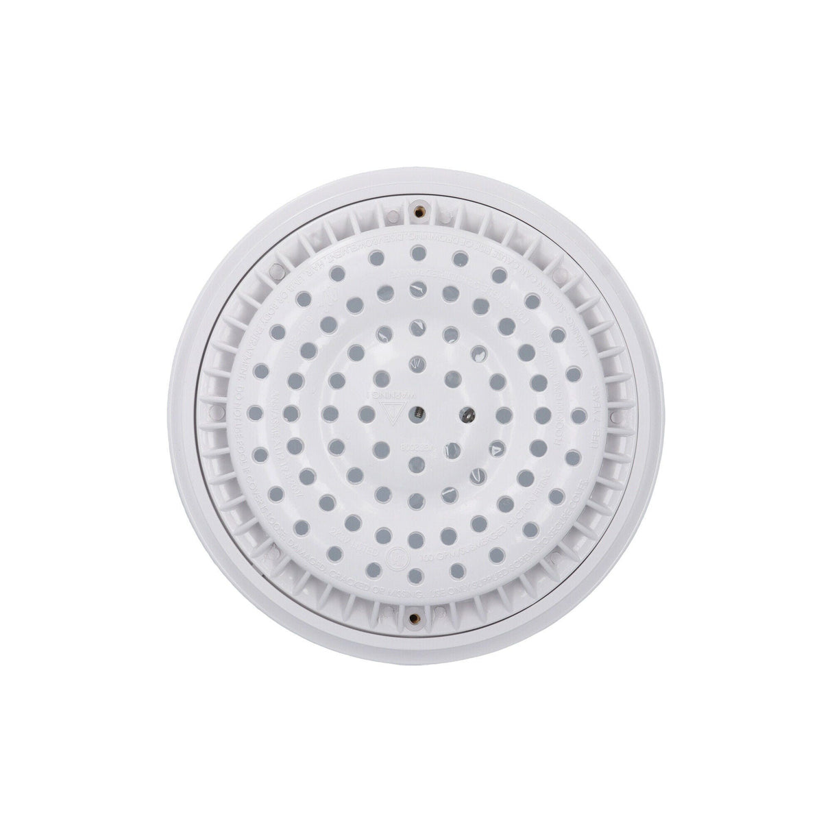 Drain, Waterway, 8" Round, Anti-Vortex, White : 640-2310V