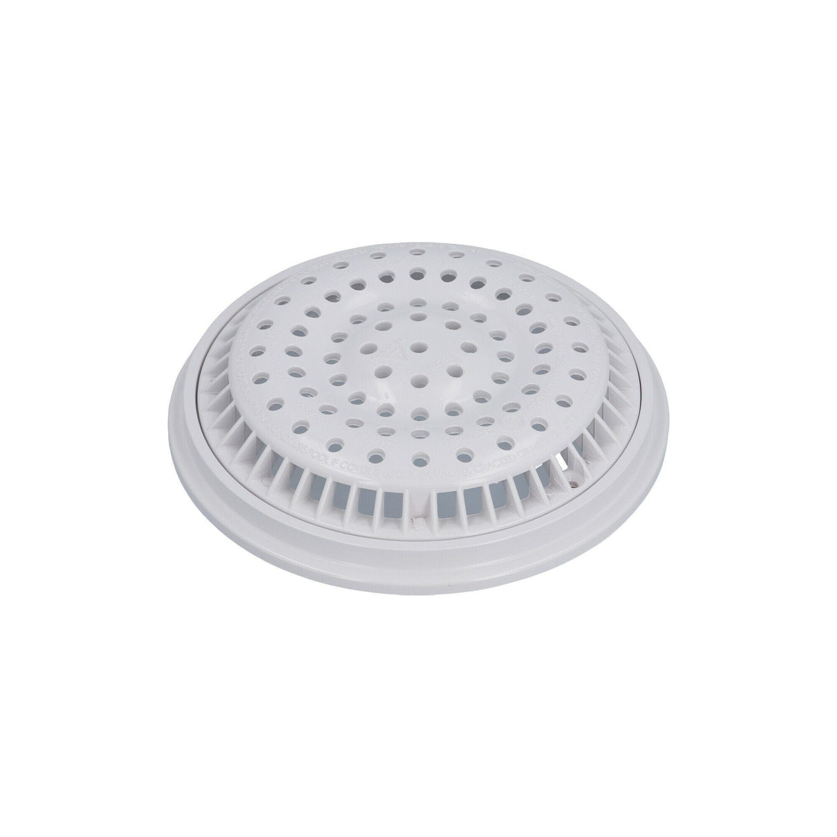 Drain, Waterway, 8" Round, Anti-Vortex, White : 640-2310V