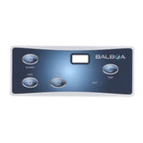Overlay, Spaside, Balboa VL402, Lite Digital, 4-Button, Blower, Light-Jets, Temp : 10668
