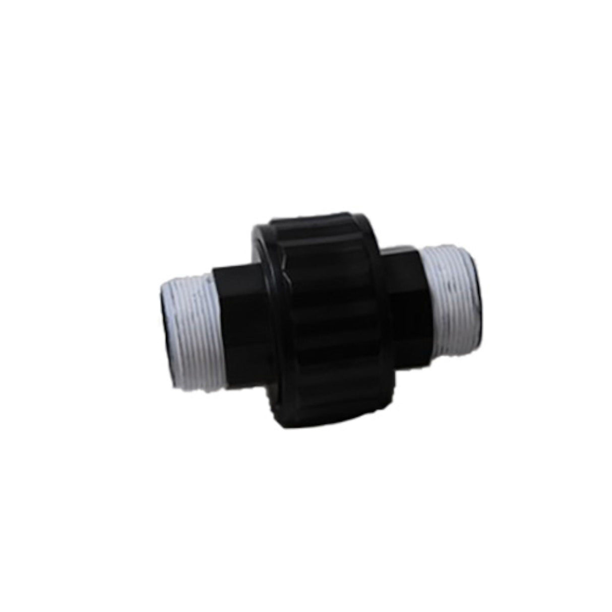 Union, Hayward, Double Male End, 1-1/2"MPT, Black : SP-1480-BLK