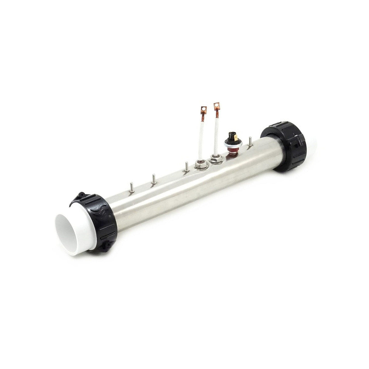 Heater Assembly, Gecko, Heat.Wav, S-Class, 2.0kW, 240v, 2" x 15", w/Leads, Pressure Switch & Tailpieces : 9920-100340