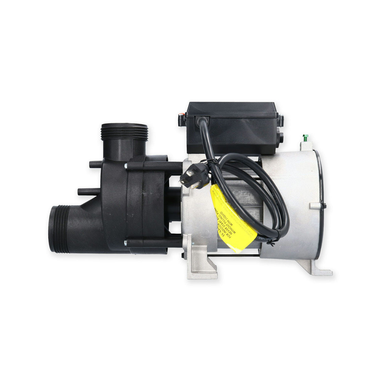 Bath Pump, Vico Power Wow, Front/Top, 1.0HP, 115V, 9.0A, 1-1/2"MBT w/Air Switch & NEMA Cord : 1051057
