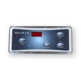 Spaside Control, Balboa VL404, Digital Duplex, 4-Button, LED, Temp-Jet1-Light-Jet2 : 51248