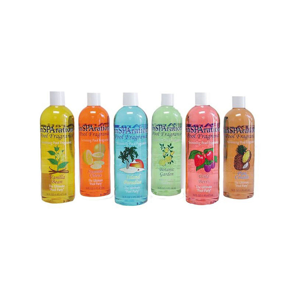 Pool Fragrance, Insparation Liquid, Case Of 6, Assorted 16oz Bottles : 282XC