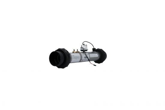 Heater Assembly, Jacuzzi, R574/576, 4.0kW, 230V, 2" x 15"Long, w/1.25 Psi Pressure Switch, Hi-Limit Sensors : 53349