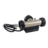 Bath Heater, HydroQuip T-Style w/Pressure Switch, 1.5KW, 115V, 1-1/2", 5.5" Length, NEMA Cord : PH100-15UP-S