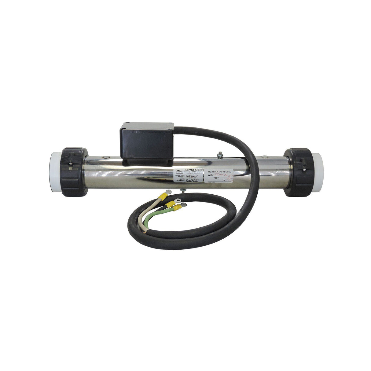 Heater Assembly, Hydro Quip , 5.5kw, 230v, 15" Long, 36" Cord With enclosure : 26-0814-7S-K