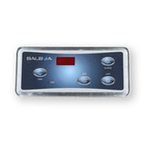 Spaside Control, Balboa VL404, Digital Duplex, 4-Button, LED, Temp-Jets-Light-Blower : 51223