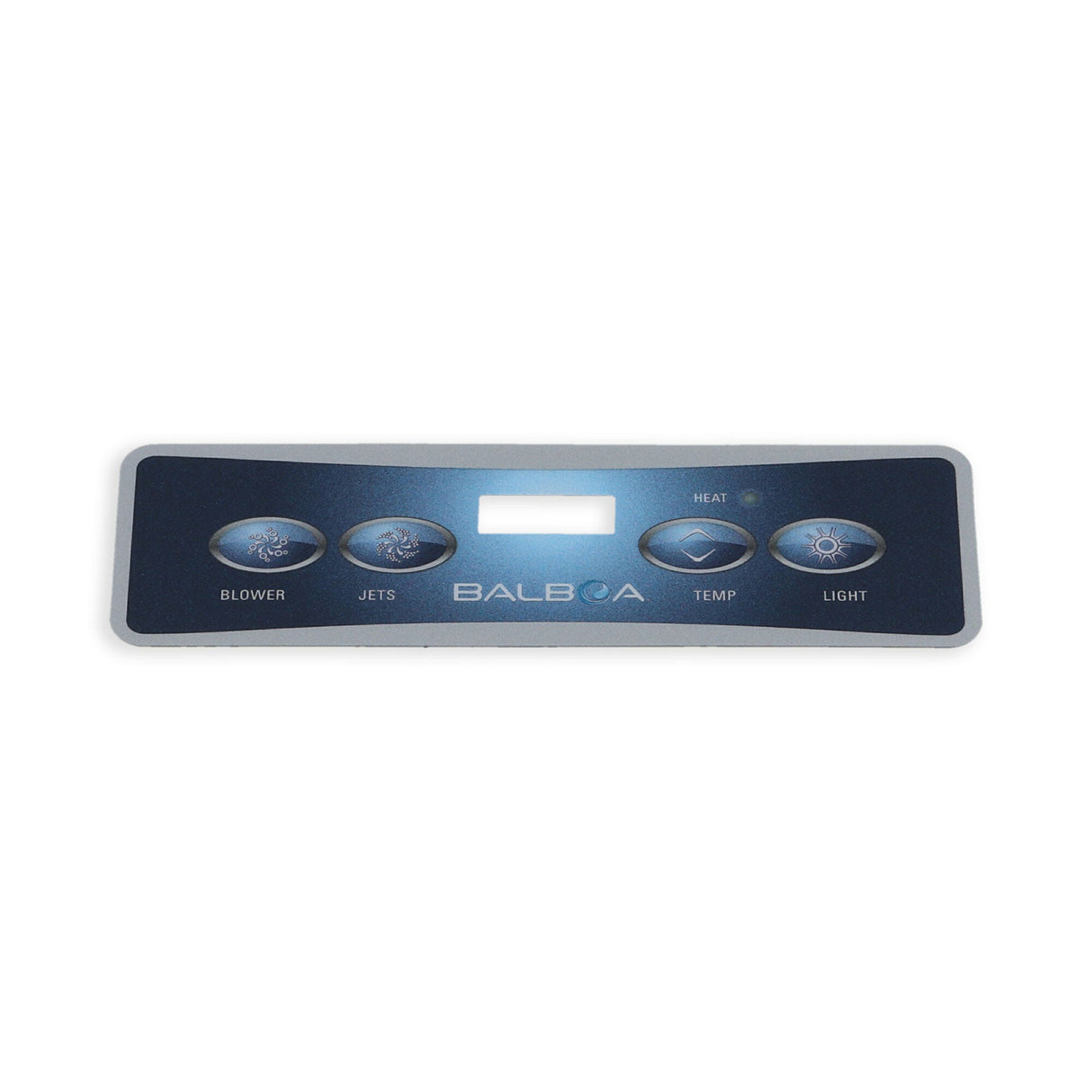 Overlay, Spaside, Balboa VL401, Lite Duplex, 4-Button, Blower-Jets-Temp-Light : 10669