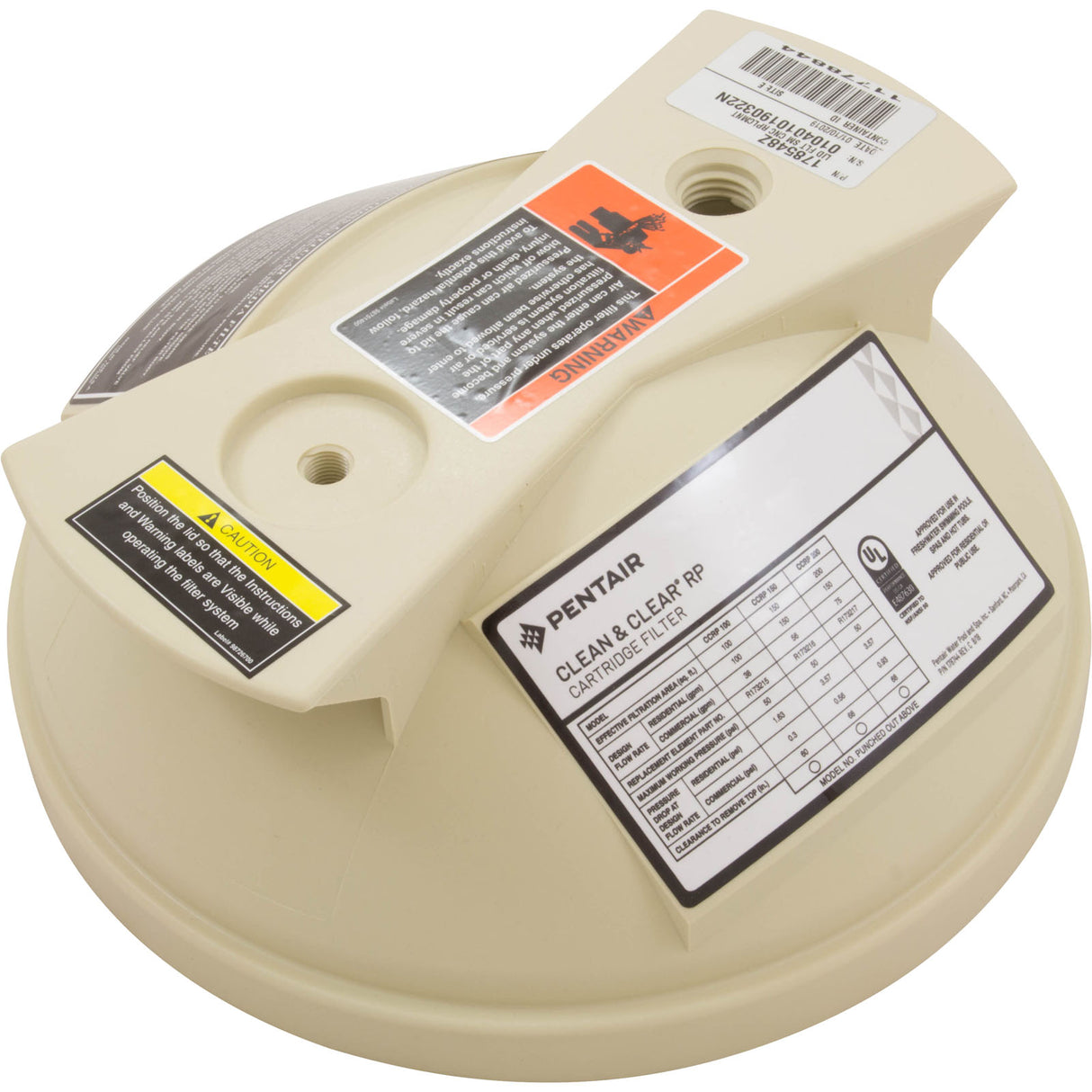Lid Flt Sm Cnc Rplcmnt : 178548Z - Pentair - 788379852498 - PartsForSpas.com