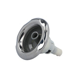 Jet Internal, Waterway Power Storm, Roto, 5" Face, 5-Scallop, Gray w/ Stainless Escutcheon : 212-5637S