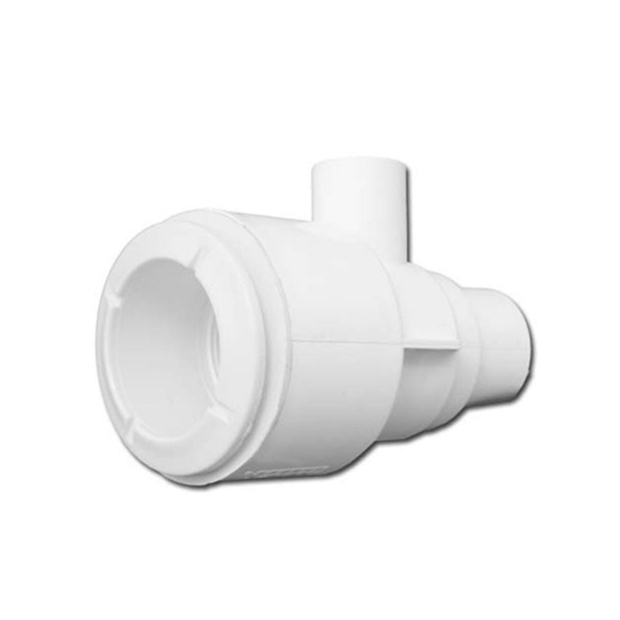 Body Assembly, Jet, Waterway Poly Jet Gunite, 1-1/2"Spg Water x 1"Spg Air w/ Threaded Retainer Ring, Niche Adapter : 210-3830