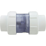 Check Valve 5Lb. 2" Sxs Clear Pvc Union : 1795C20 - Flo Control - 670686100013 - PartsForSpas.com