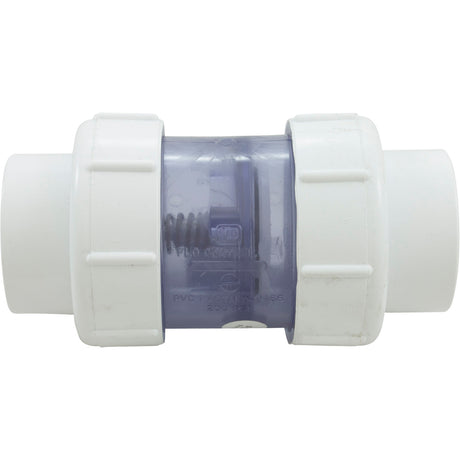 Check Valve 5Lb. 2" Sxs Clear Pvc Union : 1795C20 - Flo Control - 670686100013 - PartsForSpas.com