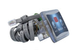 Spaside Control, Balboa Lite Leader, 2-Button, LED, Light/Jet-Temp, w/10' 6 Pin Phone Cable : 54116