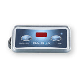 Spaside Control, Balboa Lite Digital, 2-Button, LED, Light/Jet-Temp, w/7' 6 Pin Phone Cable : 51705