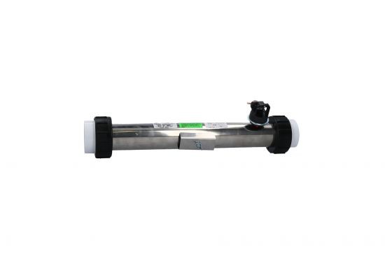 Heater Assembly, M1/M2/M3 Generic, 5.5kW, 230V, 2" x 15"Long, w/ Pressure Switch, Tailpieces : C2550-0535-TPS