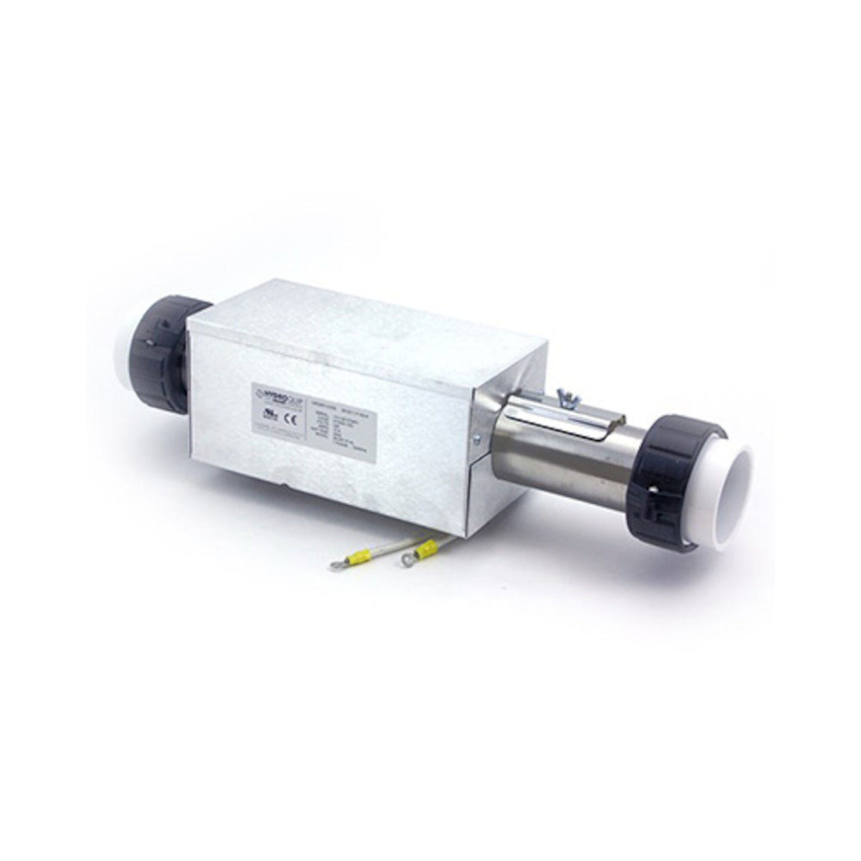 Heater Assembly, Cal Spa, Titanium, 2.5kW, 230V, 2" x 15"Long, w/Enclosure, Auto Reset Hi-Limit, 2"Tailpieces : C2250-0011-TI